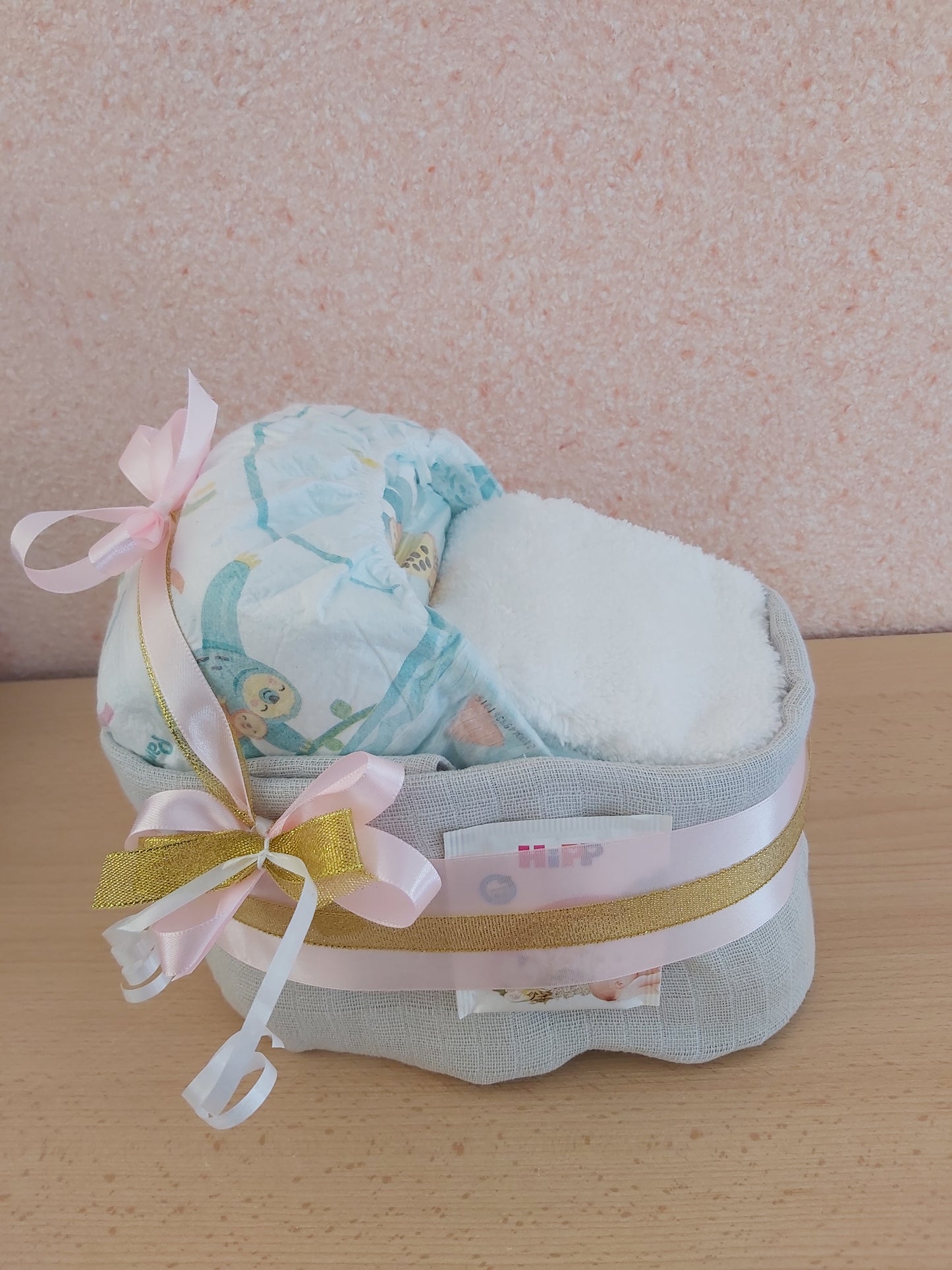 Handgemachte Windelbettchen für Mädchen/Jungen