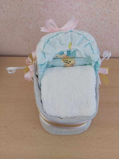Handgemachte Windelbettchen für Mädchen/Jungen