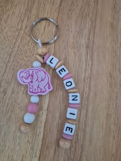 Personalisierte Rucksack- oder Schlüsselanhänger für Mädchen & Jungen