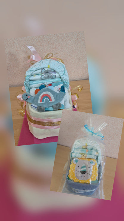 Handgemachte Windelbettchen für Mädchen/Jungen